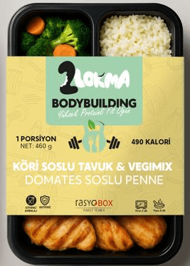 Köri Soslu Tavuk Penne